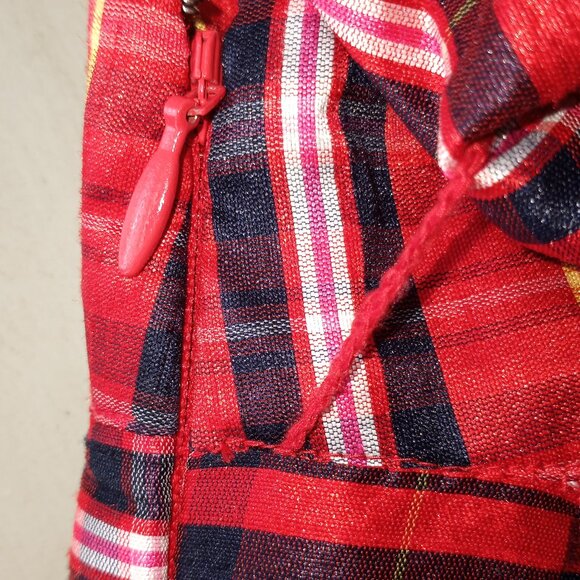 'Crown & Ivy' Taran Plaid Holiday Skirt 8 Fully Lined with Pockets EUC - Picture 10 of 13